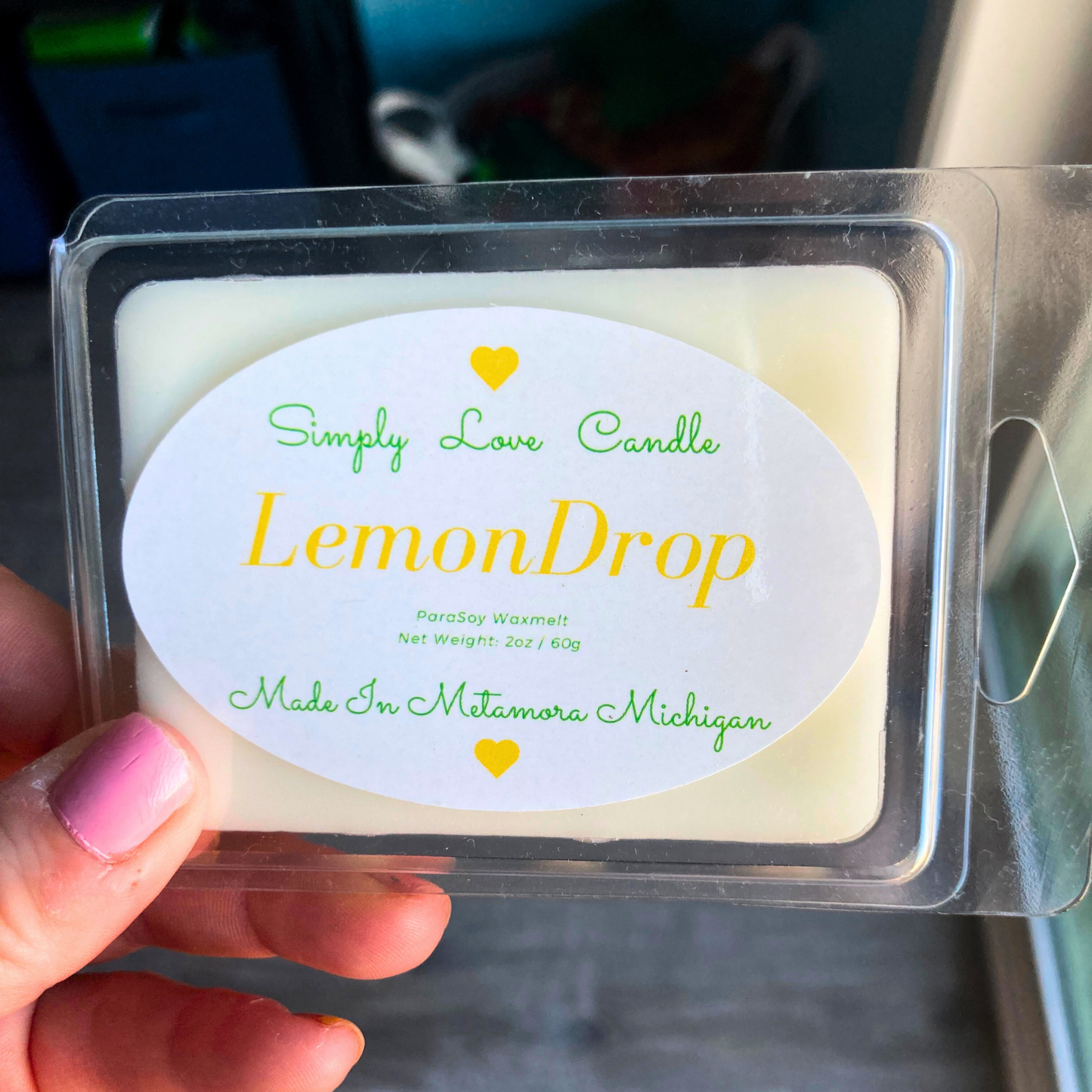 Lemon Drop Heart Wax Melt
