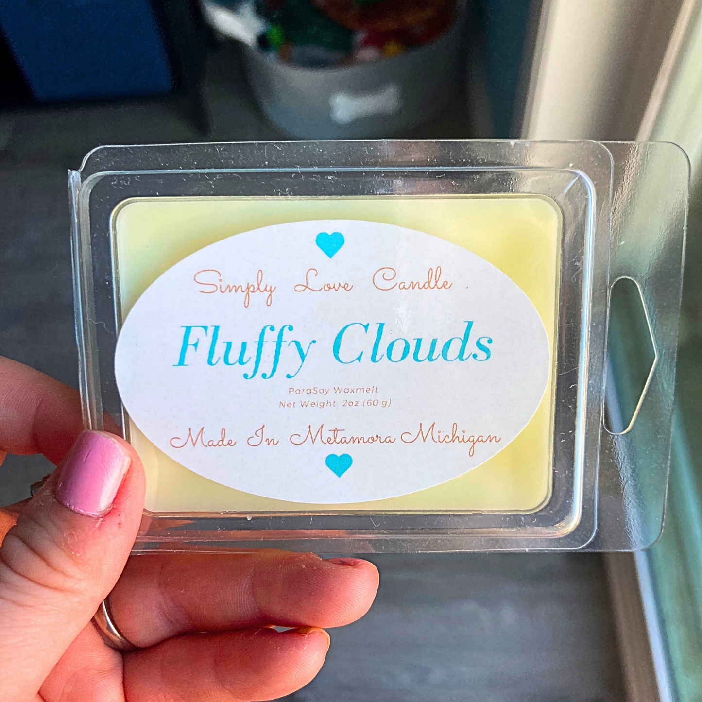 Fluffy Clouds Heart Wax Melt