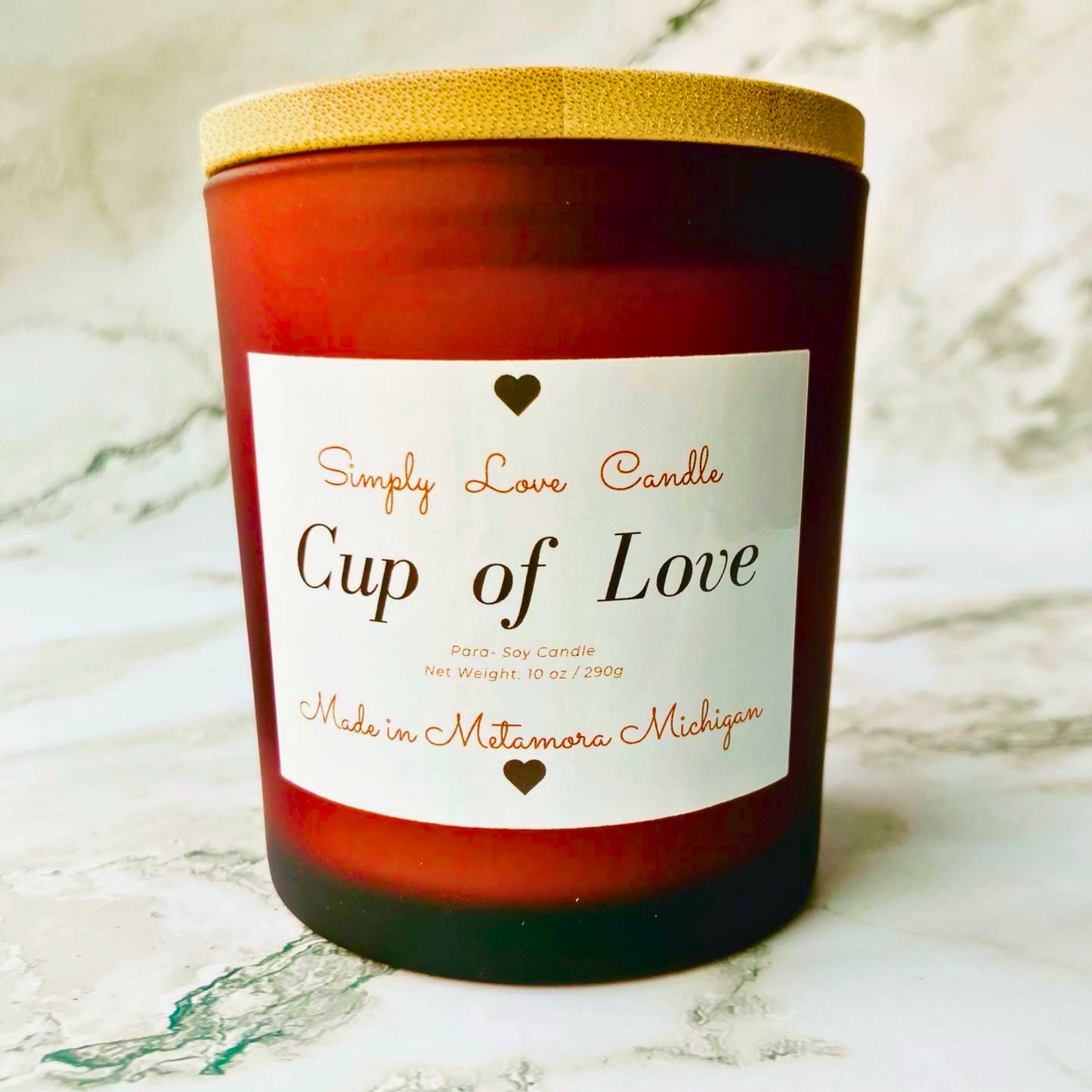 Cup of Love | 8 oz Coffee Scented Candle