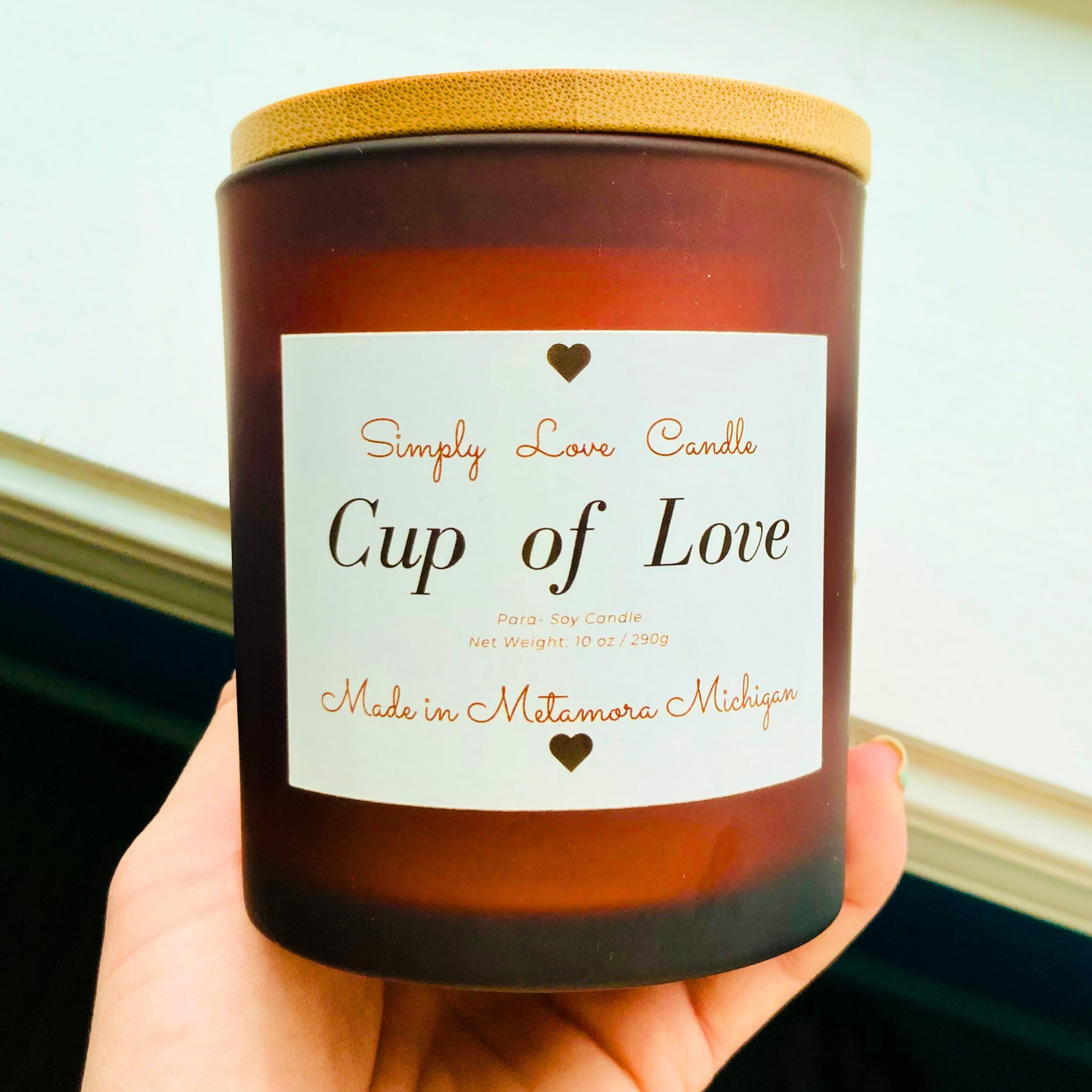 Cup of Love | 8 oz Coffee Scented Candle
