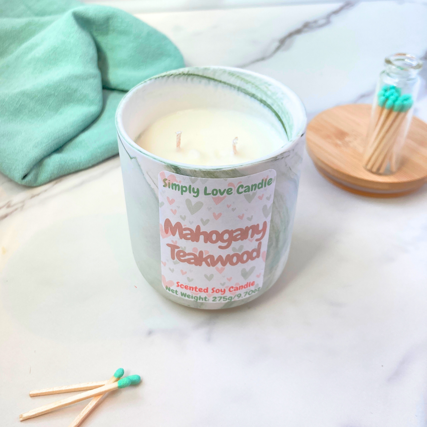 Mahogany Teakwood 10 oz Candle