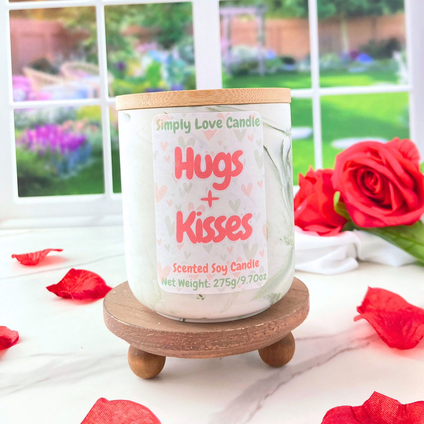 Hugs + Kisses 10 oz Candle