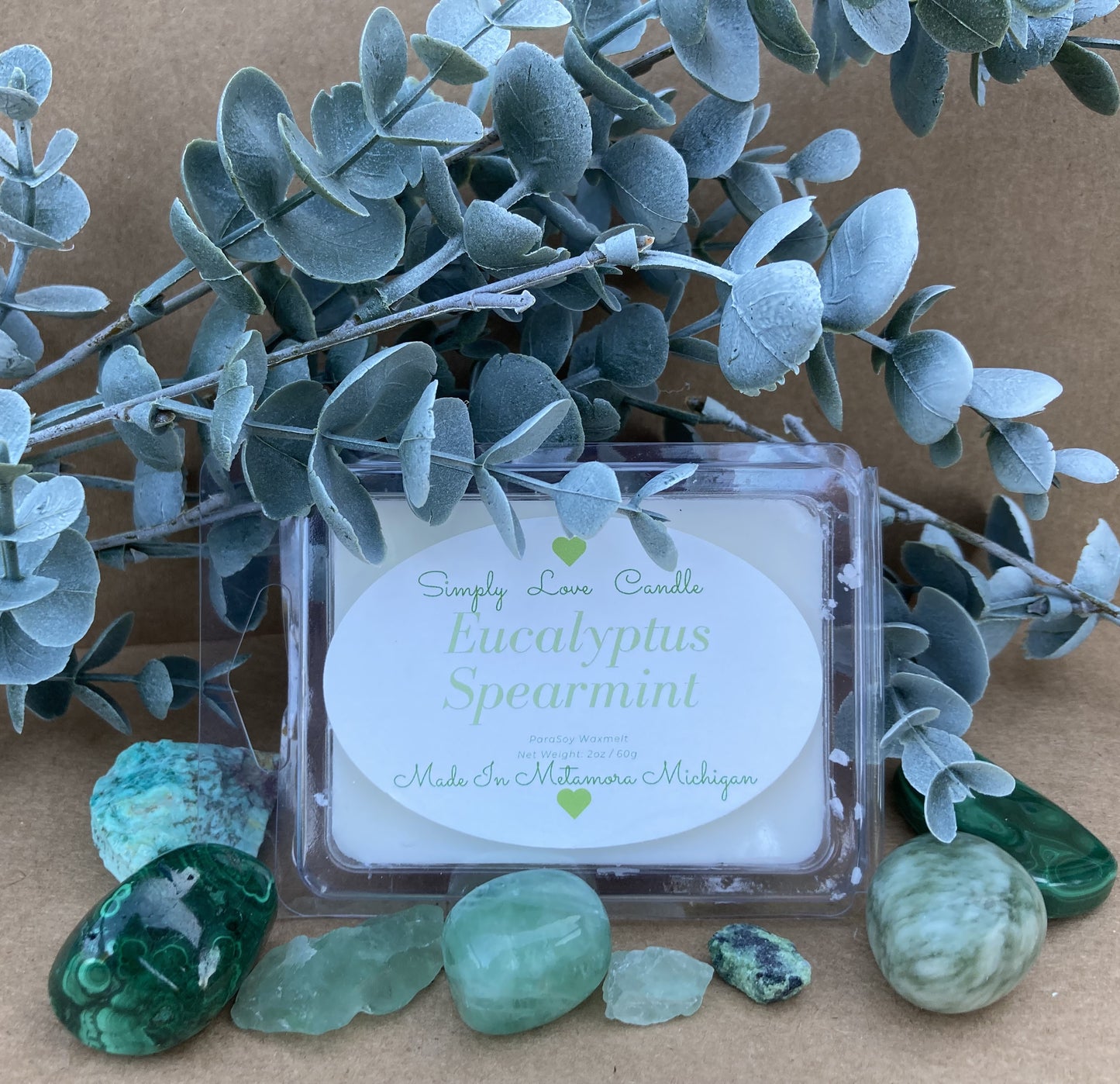 Eucalyptus Spearmint Heart Wax Melt