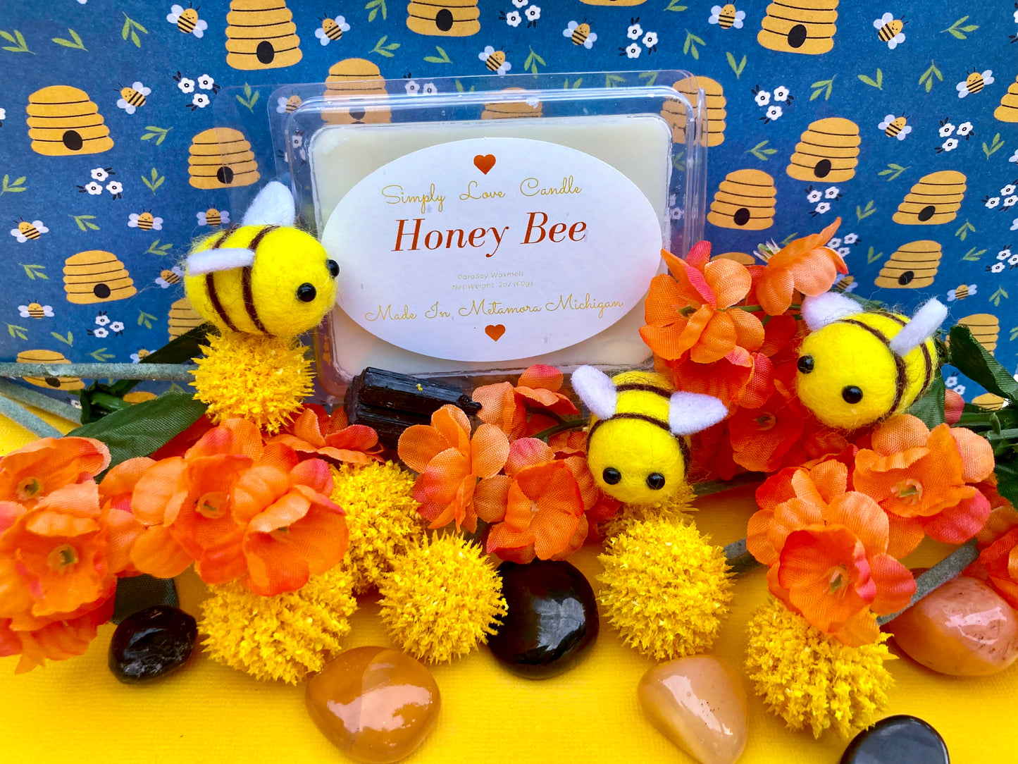 Honey Bee Heart Wax Melt