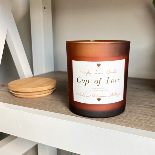 Cup of Love | 8 oz Coffee Scented Candle
