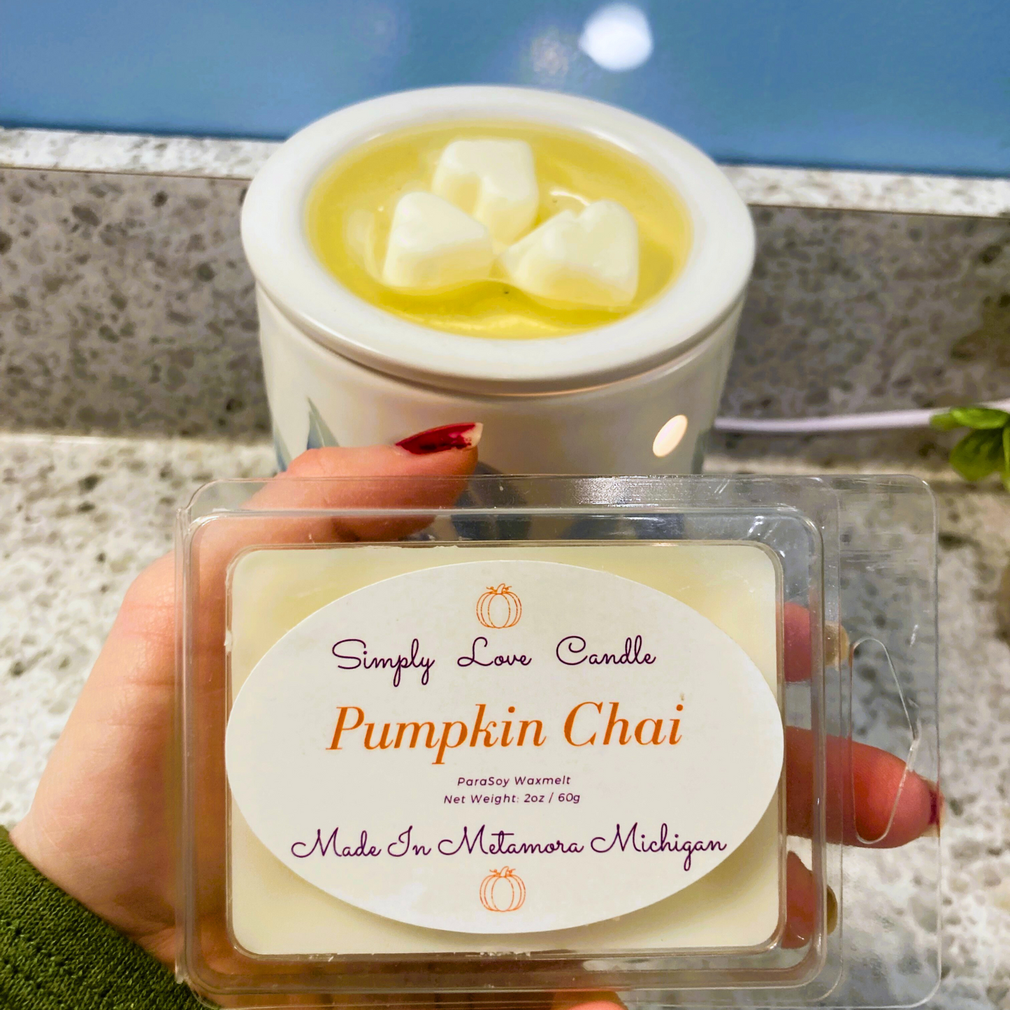 Pumpkin Chai Heart Wax Melt