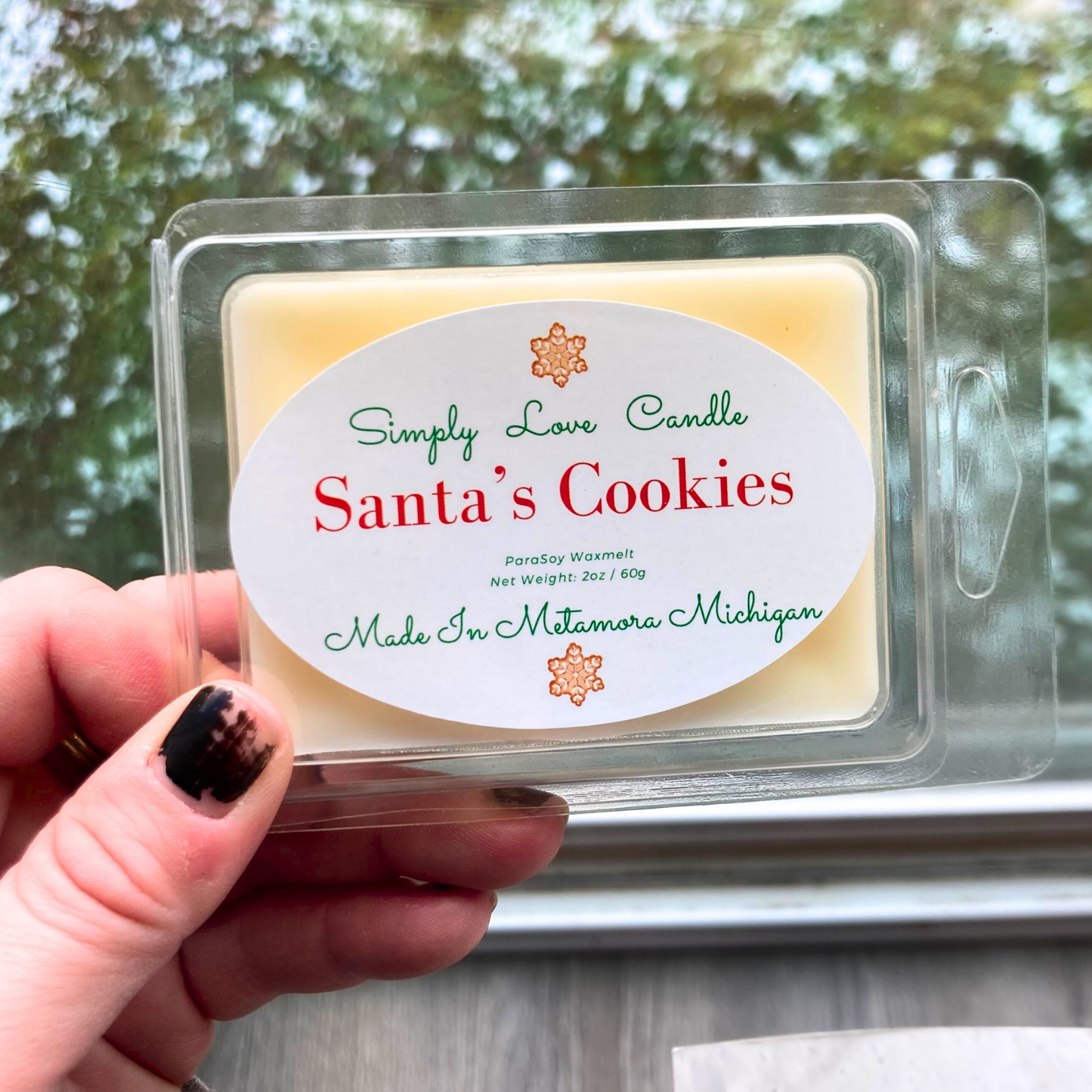 Santa's Cookies Heart Wax Melt