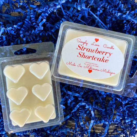 Strawberry Shortcake heart shaped wax melt