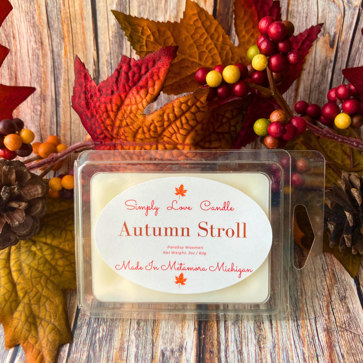 Autumn Stroll Heart Wax Melt